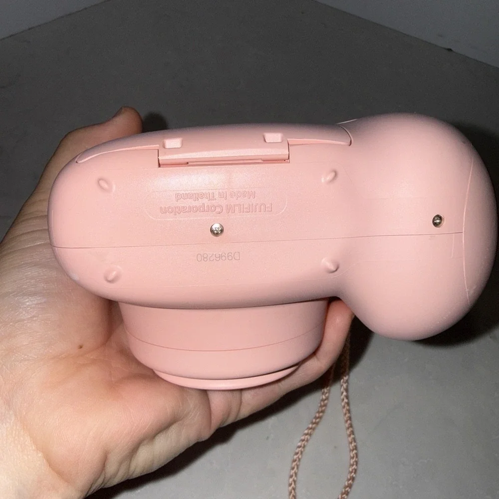 Fuji Instax Mini 7 + Plus Camera Light Pink Tested and Working
